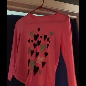 LS pink heart shirt